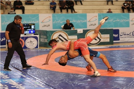 رقابت های کشتی فرنگی جوانان عمومی و قهرمانی باشگاههای خوزستان / اهواز :